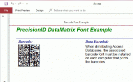 Download PrecisionID Data Matrix Barcode Fonts 2018