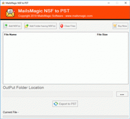 Download Convert the NSF Files to PST File Format 1.1