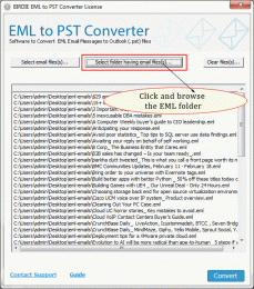 Download Import EML files into Outlook PST 6.4