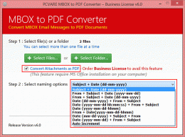 Download Import MBOX Mail to PDF