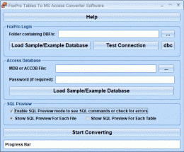 Download FoxPro Tables To MS Access Converter Software