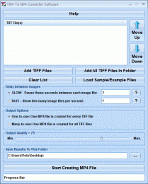 Download TIFF To MP4 Converter Software