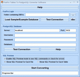 Download FoxPro Tables To PostgreSQL Converter Software