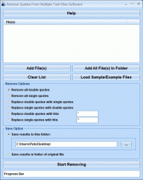 Download Remove Quotes From Multiple Text Files Software