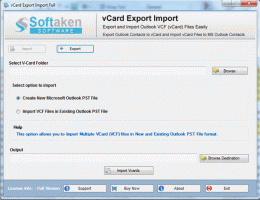 Download Softaken vCard Export and Import 1.0
