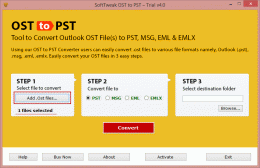 Download Change OST folder to PST 3.0