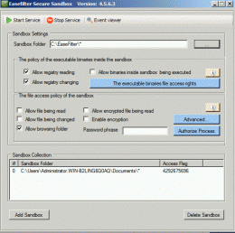 Download EaseFilter Secure Sandbox