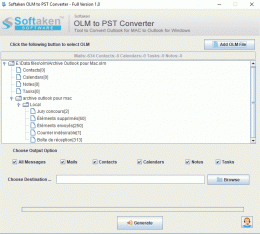 Download Export OLM Files to Outlook PST Converte
