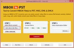 Download Multiple MBOX files to PST Migration 3.0