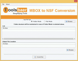Download ToolsBaer MBOX to NSF Conversion
