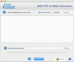 Download ToolsCrunch Mac PST to MSG Converter