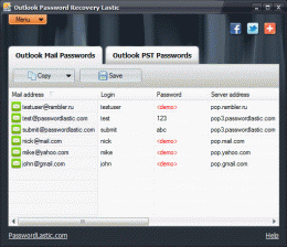 Download Outlook Password Recovery Lastic