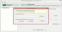 Download GainTools Outlook Extractor 1.0