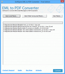Download EML File Transfer as PDF