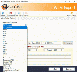 Download CubexSoft Windows Live Mail Export