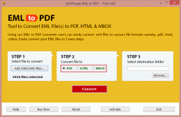 Download Save EML File as PDF in Batch