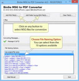 Download MSG to PDF Batch Converter 6.5