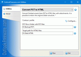 Download Convert PST to HTML for Outlook