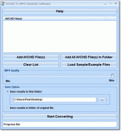 Download AVCHD To MP4 Converter Software