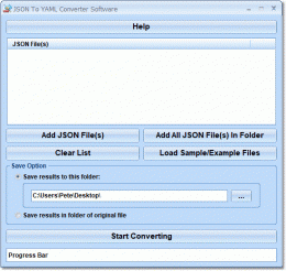 Download JSON To YAML Converter Software