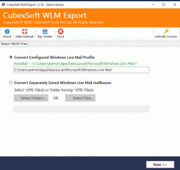Download Windows Live Mail Folder in Outlook
