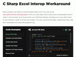 Download C# excel Interop