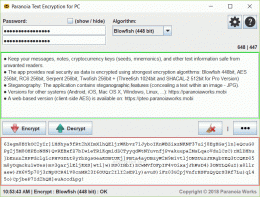 Download Paranoia Text Encryption for PC