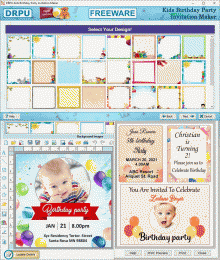 Download Freeware Kids Birthday Invitation Maker 2.2