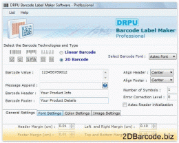 Download MaxiCode Barcode Font Generator