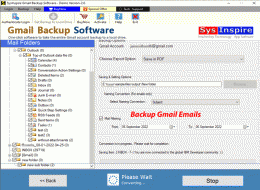 Download SysInspire Gmail Backup Software