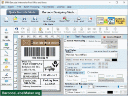 Download Courier Post Mailer Barcode Labels 2.5