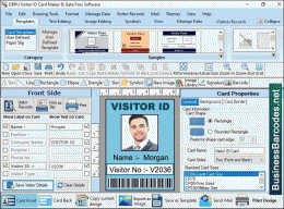 Download Professional Visitor Id Card Software