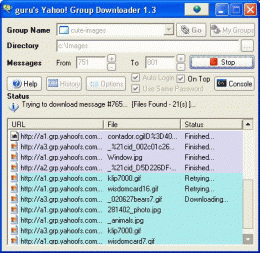 Download Yahoo Group and Files Downloader 2.8