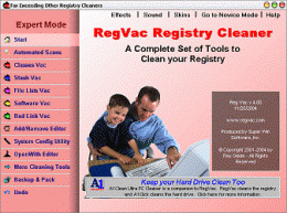 Download RegVac Registry Cleaner 5.01.25