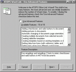 Download 4TOPS Word Link for MS Access 2000
