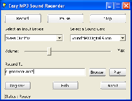 Download Easy MP3 Sound Recorder 3.0