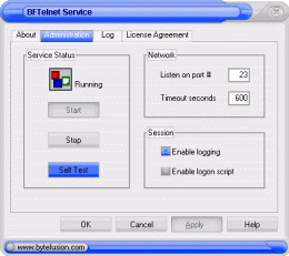 Download BFTelnet -Telnet Server 1.5