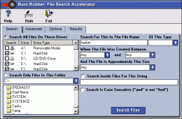 Download Burn Rubber: File Search Accelerator